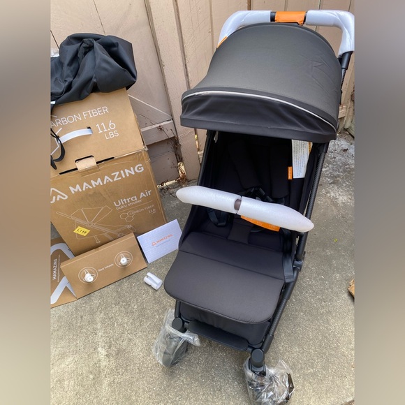 Mamazing 11.6 lb Ultra Air Lightweight Foldable Carbon Fiber Travel Stroller - Picture 9 of 16